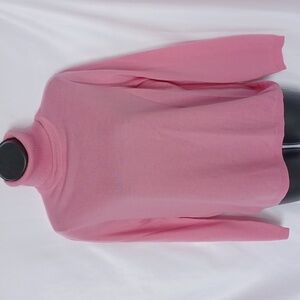 Pendleton Merino Wool Turtleneck, pink, EUC